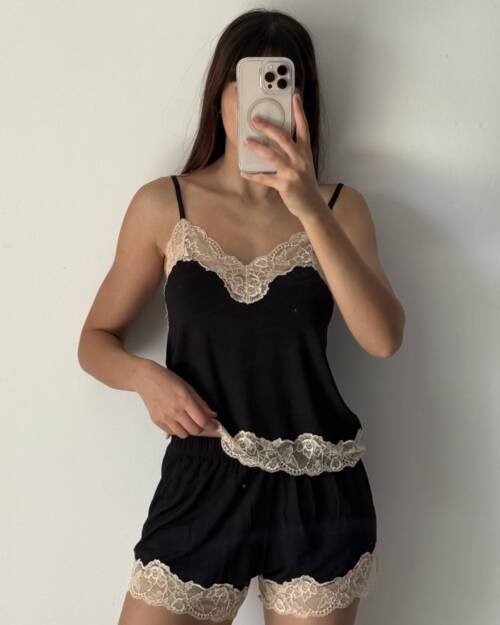 Caraco & short coton
