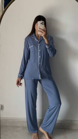 Pyjama col chemise