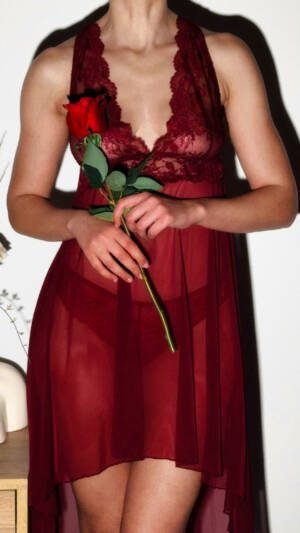 Nuisette tulle avec dentelle