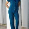 Pyjama col chemise à pois
