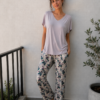 Pyjama 2 pièces pantalon imprimé