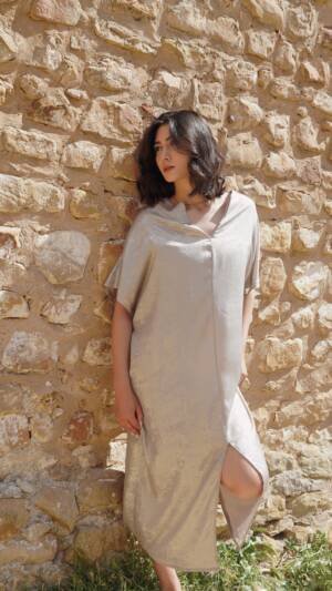 Kaftan satinée